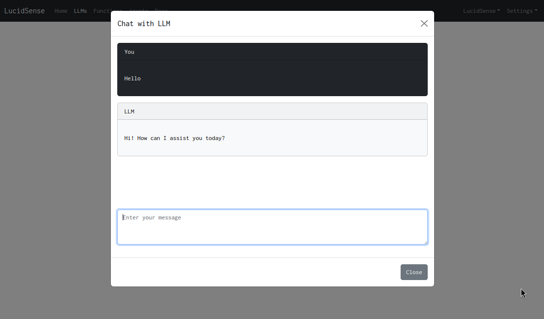 Testing an LLM setup